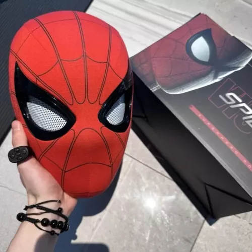 Masque Spider-Man lumineux officiel – Accessoire cosplay confort et fun