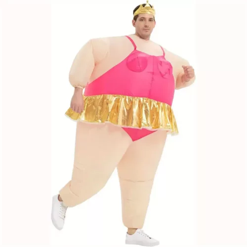 Déguisement gonflable danseuse de ballet adulte – costume humoristique original