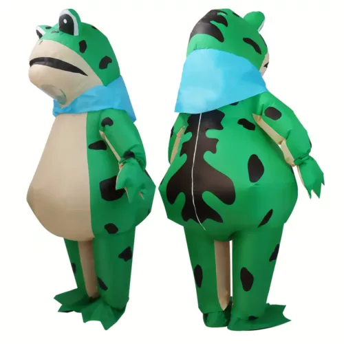 Costume gonflable grenouille adulte – déguisement amusant pour fête ou carnaval