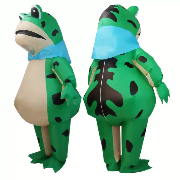 Costume gonflable grenouille adulte – déguisement amusant pour fête ou carnaval