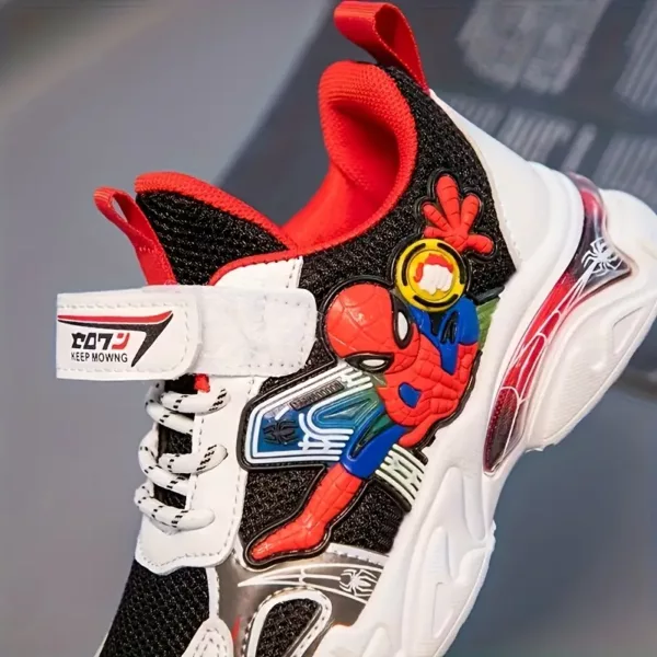 Baskets garçon à motif cartoon – chaussures confort respirantes casual