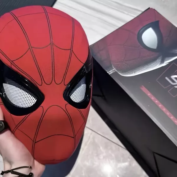 Masque super-héros respirant avec yeux ajustables – accessoire cosplay réaliste