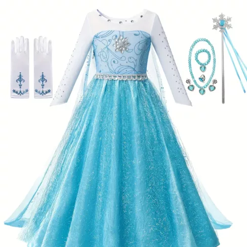 Lot de 8 robes de princesse pour fille – déguisements féeriques assortis