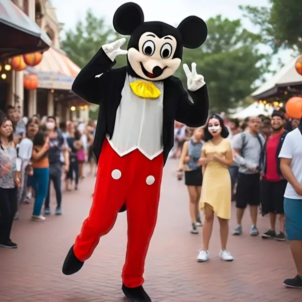 Déguisement Mickey Mouse enfant – Costume complet avec accessoires pour fête et carnaval
