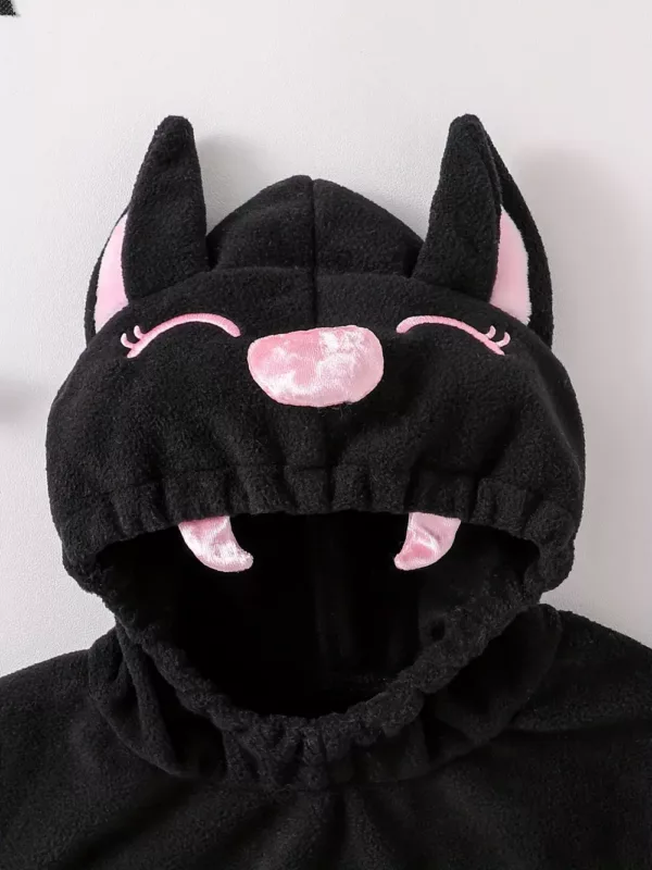 Body bébé triangle à manches longues motif chauve-souris – doux et confortable