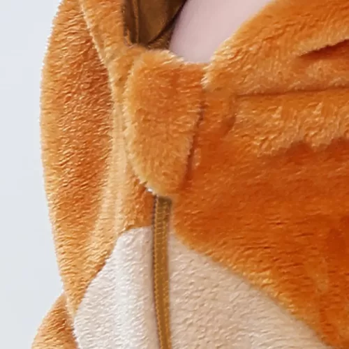 Grenouillère bébé lion avec capuche – combinaison douce et chaude animaux