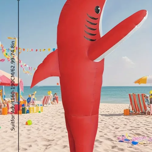 Costume requin gonflable adulte – déguisement original pour soirées et événements