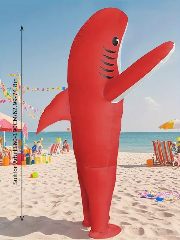 Costume requin gonflable adulte – déguisement original pour soirées et événements