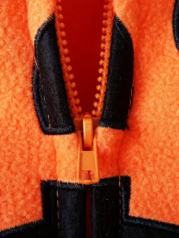 Ensemble bébé garçon Halloween 2 pièces – combinaison citrouille à capuche + pantalon rayé