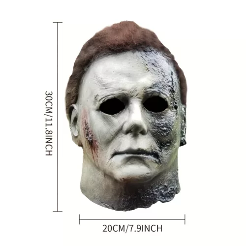 Masque d'horreur réaliste Michael Myers – visage ensanglanté effrayant