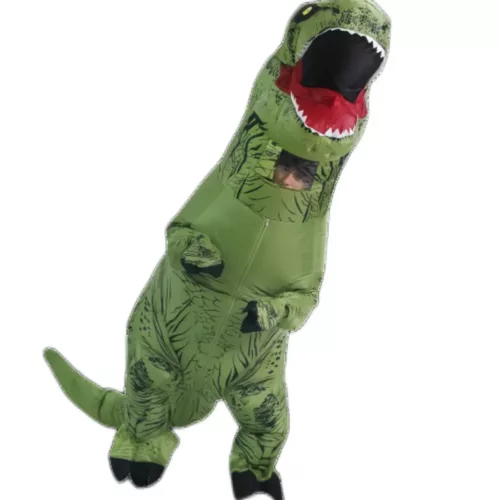 Costume gonflable dinosaure adulte – déguisement humoristique pour soirées et Halloween
