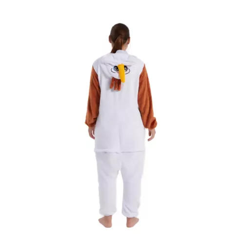 Costume bonhomme de neige Olaf en peluche – combinaison intégrale hiver et fêtes