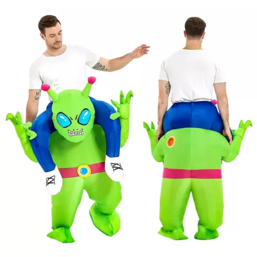 Costume gonflable alien adulte – déguisement fun pour soirées et Halloween
