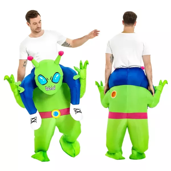 Costume gonflable alien adulte – déguisement fun pour soirées et Halloween