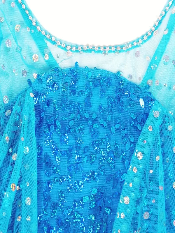Robe princesse fille en tulle avec accessoires – déguisement carnaval ou fête