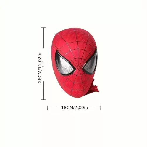 Masque intégral Spider-Man 3D pour cosplay – style réaliste et confortable