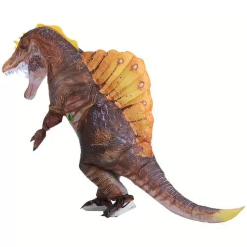 Costume dinosaure gonflable adulte avec ventilateur intégré – style stégosaure