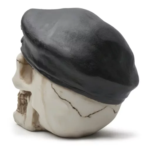 Crâne de pirate en résine vintage – décoration d’intérieur ou Halloween