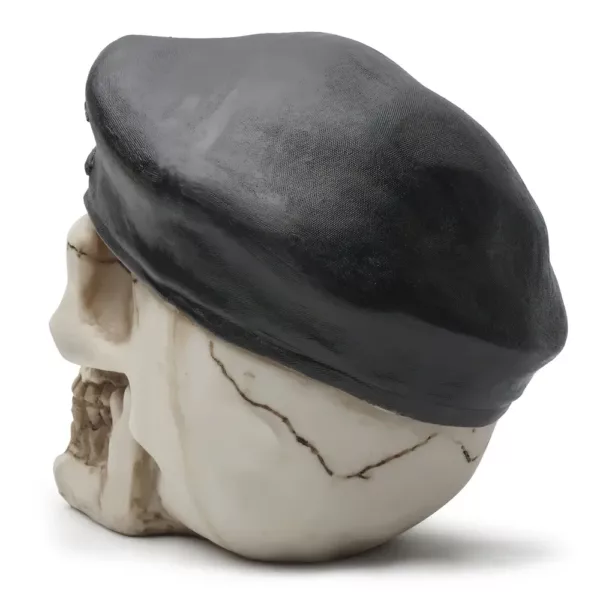 Crâne de pirate en résine vintage – décoration d’intérieur ou Halloween