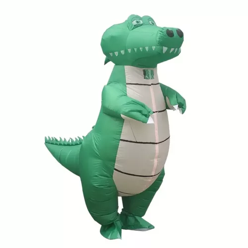 Costume gonflable dinosaure T-Rex drôle en polyester – adulte et ado Halloween