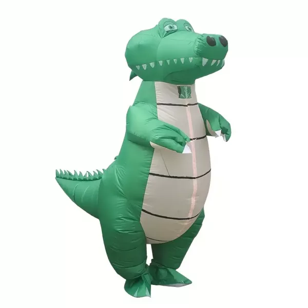 Costume gonflable dinosaure T-Rex drôle en polyester – adulte et ado Halloween