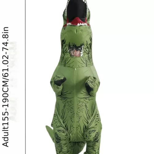 Costume gonflable dinosaure adulte – déguisement humoristique pour soirées et Halloween