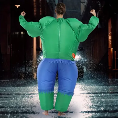 Costume gonflable Hulk adulte – déguisement Marvel réaliste pour cosplay fête