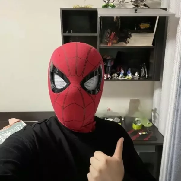 Masque Spider-Man lumineux officiel – Accessoire cosplay confort et fun