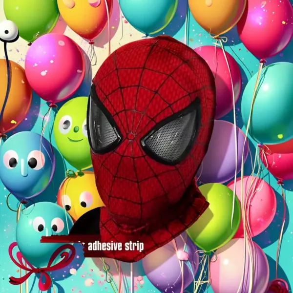 Masque intégral Spider-Man 3D pour cosplay – style réaliste et confortable