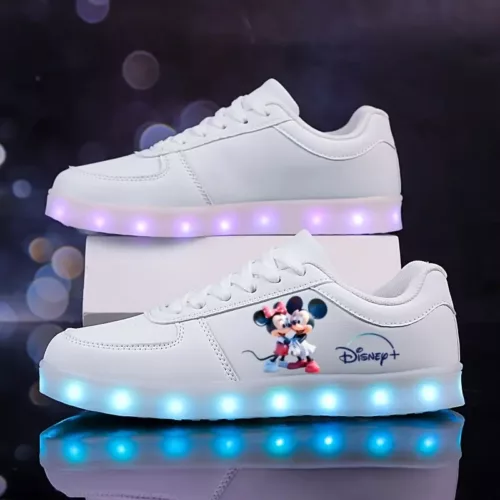 Sneakers femme imprimé 2D – design lumineux original et tendance