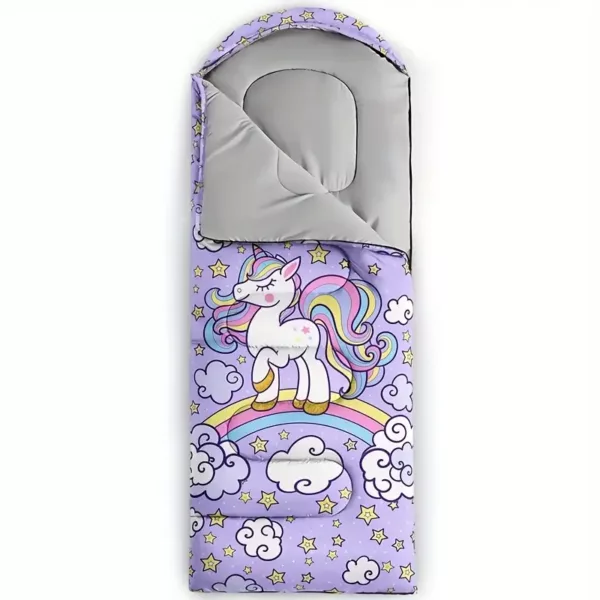 Sac de couchage licorne doux et original – idéal pour enfants et soirées pyjama