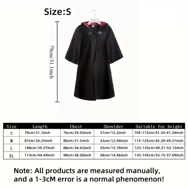Déguisement Hermione Granger fille – robe sorcière Gryffindor avec accessoires