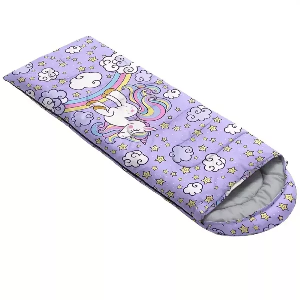 Sac de couchage licorne doux et original – idéal pour enfants et soirées pyjama