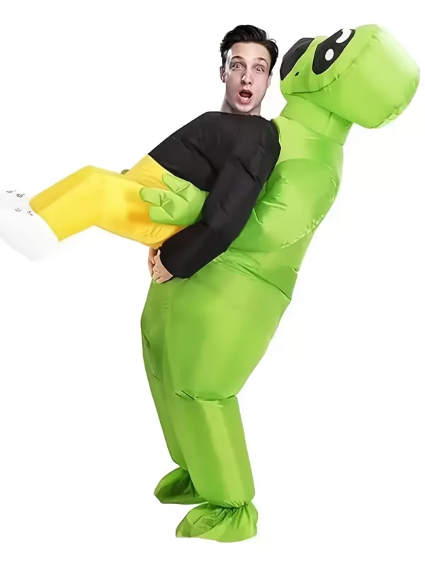 Déguisement gonflable alien porté adulte – costume original pour soirée ou Halloween