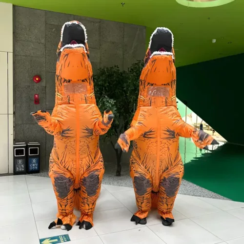 Costume dinosaure gonflable T-Rex adulte – déguisement réaliste et fun