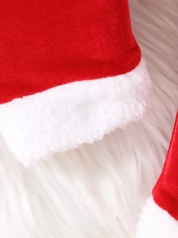 Déguisement Père Noël 3 pièces – costume complet bonnet veste ceinture