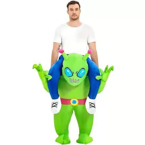 Costume gonflable alien adulte – déguisement fun pour soirées et Halloween