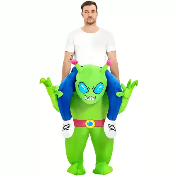 Costume gonflable alien adulte – déguisement fun pour soirées et Halloween