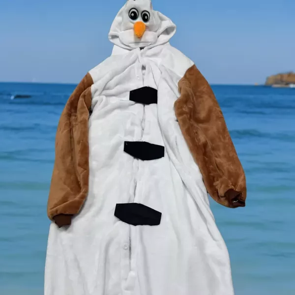Déguisement adulte Olaf – costume intégral de cosplay Disney La Reine des Neiges
