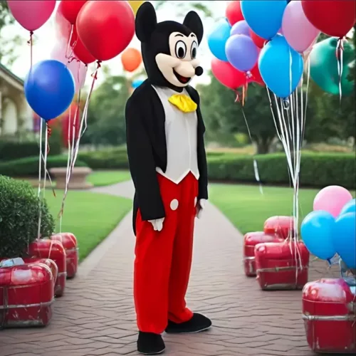 Déguisement Mickey Mouse enfant – Costume complet avec accessoires pour fête et carnaval