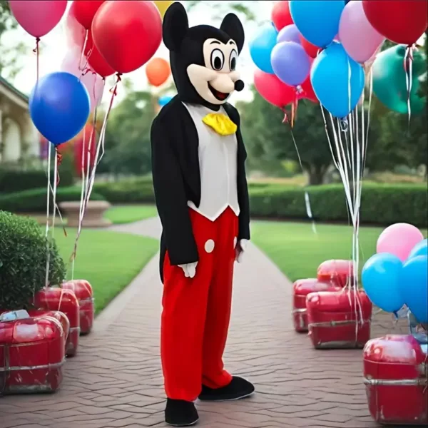 Déguisement Mickey Mouse enfant – Costume complet avec accessoires pour fête et carnaval
