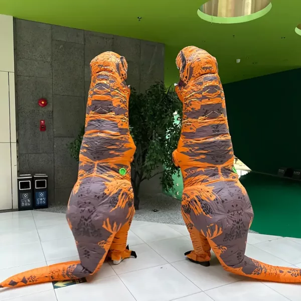 Costume dinosaure gonflable T-Rex adulte – déguisement réaliste et fun