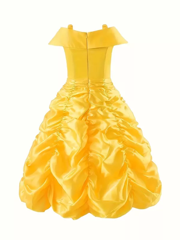 Déguisement princesse fille 9 pièces – robe conte de fées avec accessoires charme