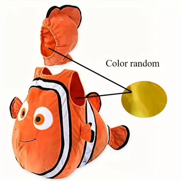 Costume enfant poisson clown à capuche – déguisement Halloween mignon