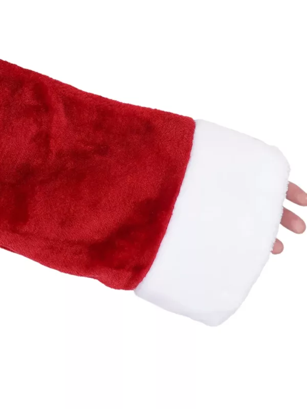 Déguisement Père Noël 4 pièces ultra-épais – Chapeau, haut, pantalon, ceinture