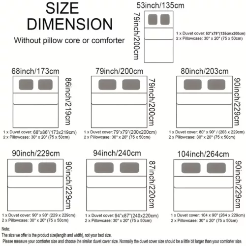 Housse de couette Stitch 3 pièces en polyester doux – thème anime lavable