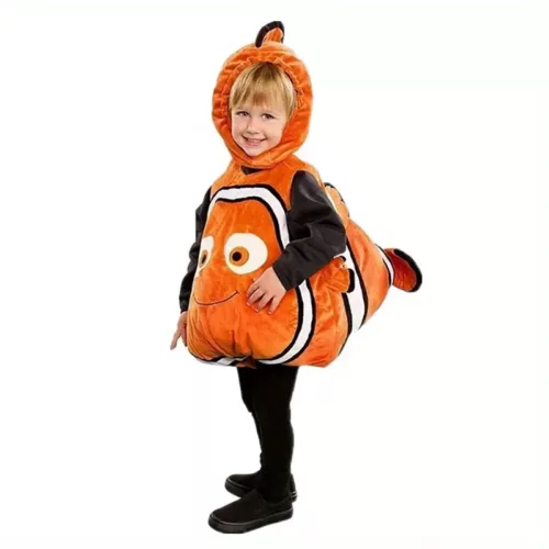 Costume enfant poisson clown à capuche – déguisement Halloween mignon