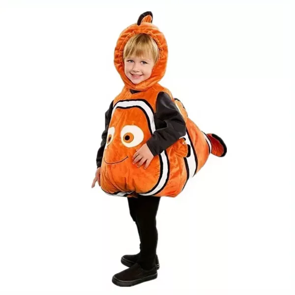 Costume enfant poisson clown à capuche – déguisement Halloween mignon