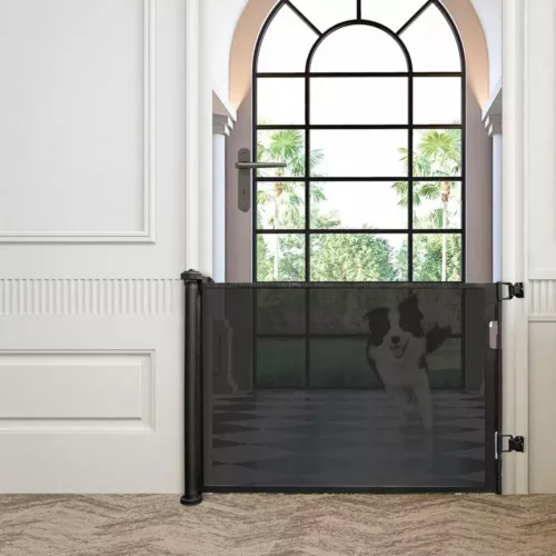 Barrière de sécurité extensible pour enfant et chien – usage intérieur/extérieur