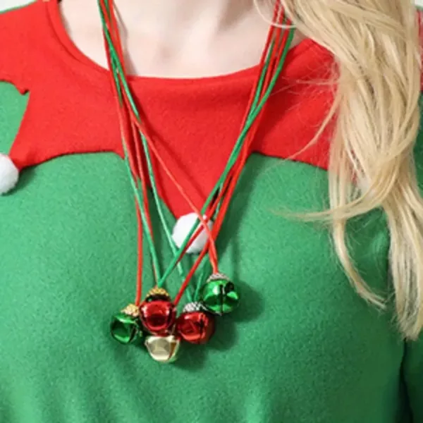 Ensemble déguisement de Noël femme 12 pièces – accessoires festifs inclus